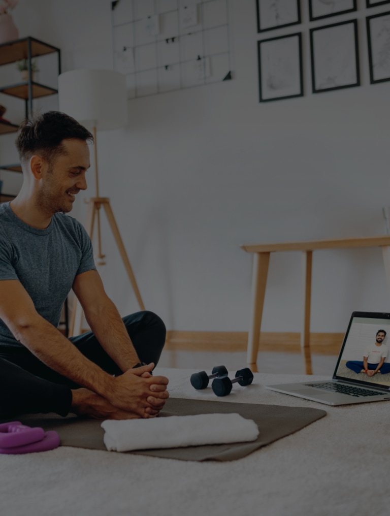 Live 1-on-1 yoga session banner